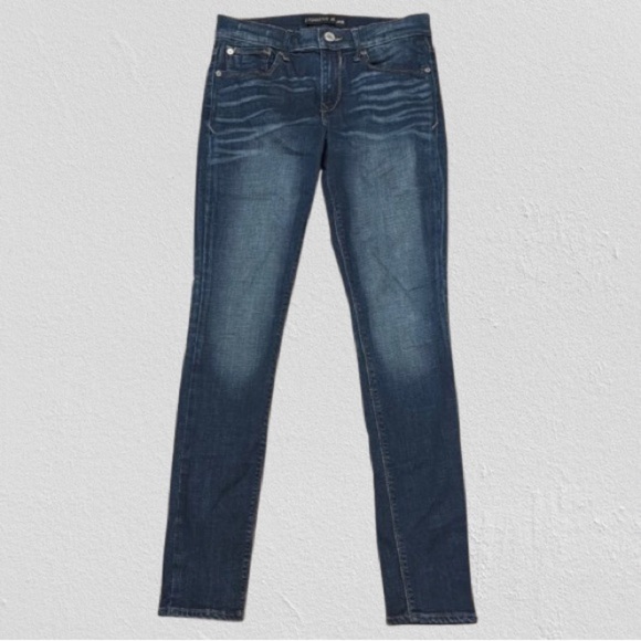 Express mid rise Skinny Jeans Classic Denim size 4 R - Picture 1 of 6